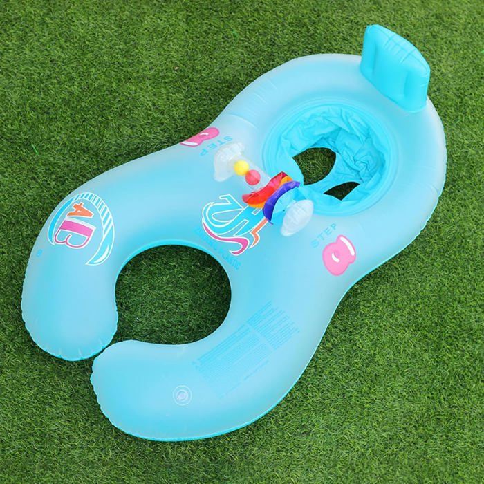 VINGVO Bateau flottant pour bébé Flotteur pour bébé, Flotteur Gonflable