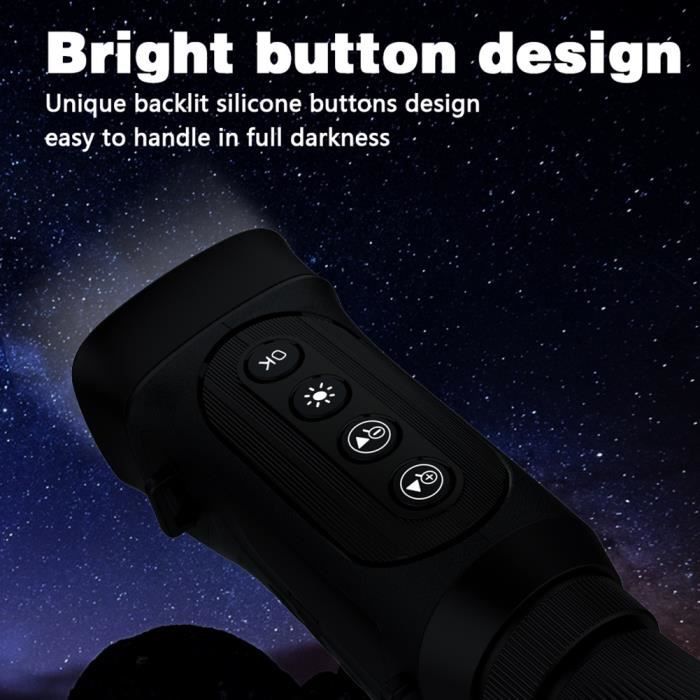 Caméra Thermique Monoculaire GTGUARD AI 384*288 - Vision Nocturne Infrarouge Pour Chasse Et Sécurité