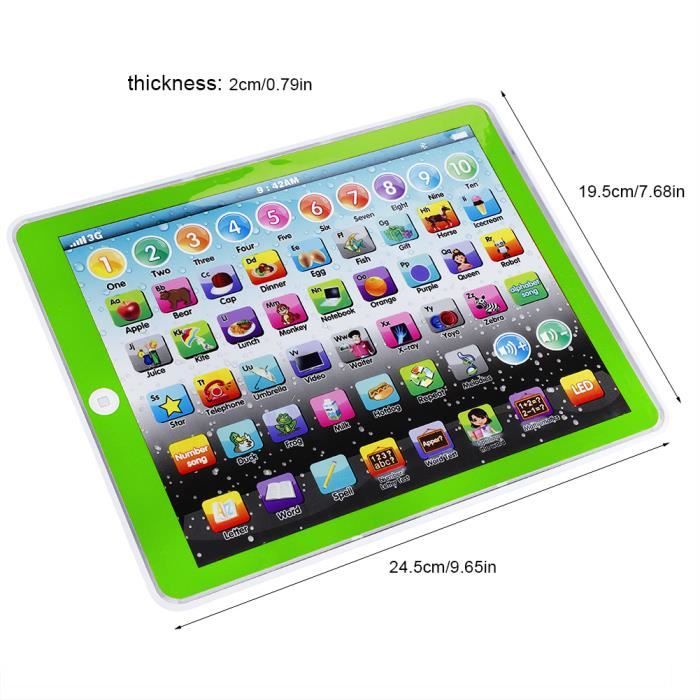 YOSOO Tablette d'apprentissage pour enfants avec 8 modes - Apprendre l