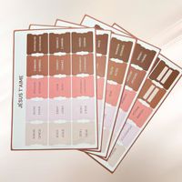 Lot De 80 Onglets Bibliques Laminés Pour Femmes - Marqueurs Bible Avec Feuille D'Or