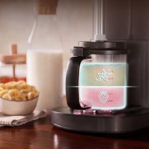 Assiette bébé Vente-Unique Sorbetière électrique GIVRETO en bois 3.5 L