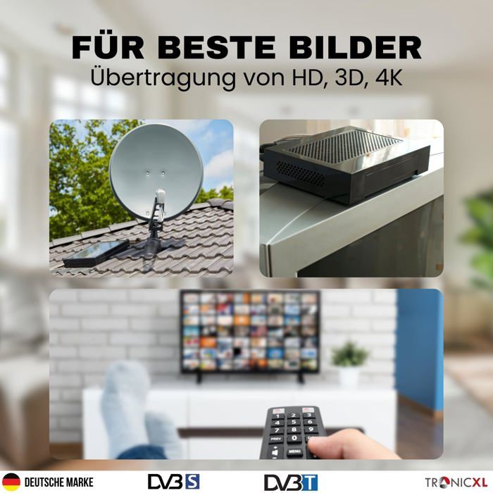 TronicXL Profi DVBS2 DVB-S2 satellietlijnversterker inline breedband SAT versterker TV PreAmp inline versterker