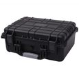 vidaXL Boîte de protection pour équipement 40,6 x 33 x 17,4 cm noir 142167-0