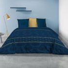 LES ATELIERS DU LINGE Parure de couette PALACE - 100% coton - 1 housse de couette 240x260cm + 2 taies d'oreiller 63x63cm