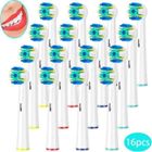 Pack de 16 - Brossette de Rechange Pour Oral-B Têtes de Brosse à Dents Electrique Precision Clean, Fabriqué en Chine
