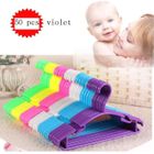 QIQIQI Lot de 50 cintres en plastique violet pour bébé - haute qualité - mixte - enfant