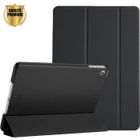 E.F.CONNECTION Coque Tablette pour iPad (9.7") Noir Protection Multi Angles Coque Mince et Léger