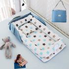 GOGOLOVING Sac À Langer 2-En-1 Avec Lit De Voyage Pour Bébé - Berceau Pliable - 85x45x12 cm - Étoile