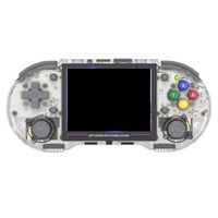 RG353PS - Console de jeu portable - Écran IPS 3.5'' WiFi 5G et système Linux Cartes TF 16G et 64G Blanc