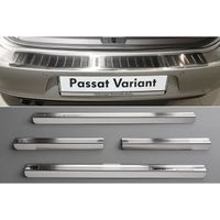  plaques de seuil et protection de pare-chocs pour VW Passat B6 3C 2005-2010