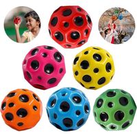 Astro Jump Ball 6 Pièces,Moon Ball,7 cm Space Theme Bouncy Balls,Bouncing Space Ball,Rebondissant Balle,Balles Rebondissantes Enfant