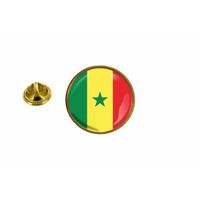 pins pin badge pin's drapeau senegal senegalais rond cocarde