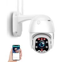 Caméra CCTV HD 1080P Carte SIM 3G 4G La caméra de surveillance extérieure PTZ IP prend en charge la poussée d'alarme Audio à