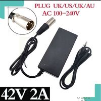 Chargeur de batterie,Chargeur de batterie au Lithium 42V 2a pour vélo électrique,pour batterie au lithium 36V 10S- EU[D8515950]