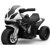 Tricycle électrique pour enfants BMW S 1000 RR - 3 roues - batterie 6V - Noir