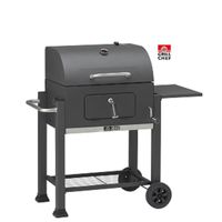 Barbecue à charbon - LANDMANN - Grille en acier émaillé - Surface de cuisson : 42 x 56 cm - Noir