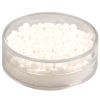 Perles de Rocailles en verre - Blanc - 4mm - 120 pièces