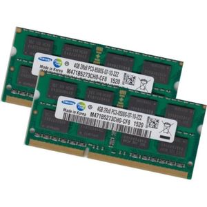 MÉMOIRE RAM Samsung 3rd 8GB 2x4GB Kit DDR3 1066MHz So- m PC3-8