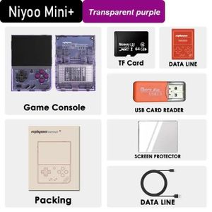 CONSOLE RÉTRO No Card(0 Games) - violet t - MIYOO Mini Plus-Cons