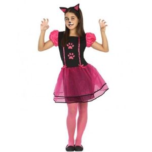 Deguisements Bebes Tout Petits Halloween Fille Bebe Noir Rose Chat Kitty Robe Bandeau Oreilles Neuf Age 2 3 Vetements Accessoires