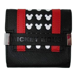 PORTEFEUILLE Portefeuille à rabat Mickey Mouse - Disney - Pour enfant - Noir/Rouge