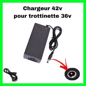 PIECES DETACHEES TROTTINETTE ELECTRIQUE Chargeur trottinette électrique 42v pour trottinet