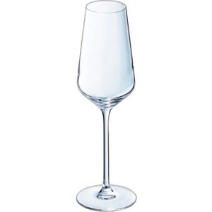 Coupe à Champagne 6 flûtes à champagne 21cl Ultime - Cristal d'Arque