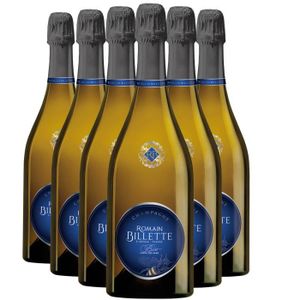 CHAMPAGNE Champagne Brut L'éveil des Sens Blanc - Lot de 6x75cl - Champagne Romain Billette - Cépages Chardonnay, Pinot Meunier, Pinot Noir