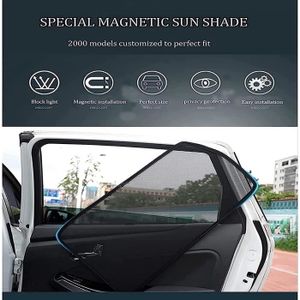 Fenêtre Pare-Soleil Latéraux maille respirante Mesh pare-soleil de voiture  anti-UV pour bloquer les rayons Lunette arrière, 105X52cm - Cdiscount Auto