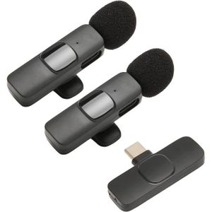 VOVIGGOL USB C Micro Cravate sans Fil pour iPhone iPad Android et  Ordinateur, Mini Micro Smartphone Portable Microphone Cravate pour  Enregistrement