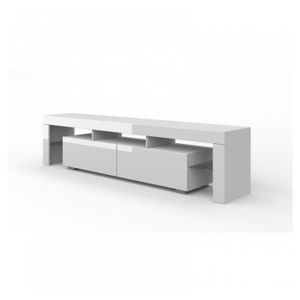 COMMODE BÉBÉ Commode moderne 190 cm blanc - Bim Furniture - TV1