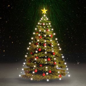 GUIRLANDE D'EXTÉRIEUR Guirlande lumineuse d'arbre de Noël 180 LED Blanc froid 180 cm 112259