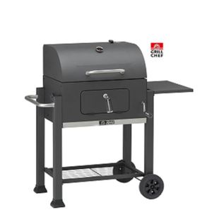 BARBECUE Barbecue à charbon - LANDMANN - Grille en acier émaillé - Surface de cuisson : 42 x 56 cm - Noir
