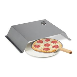 Four a pizza électrique gamme slim 2 niveaux sole en pierre réfractaire 2x2  pizza - Technitalia - Four à pizza electrique - référence XLC22 -  Stock-Direct CHR