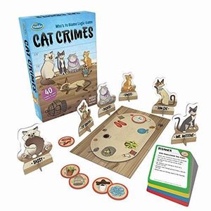 PARTITION ThinkFun Cat Crimes Logic Game and Brainteaser for