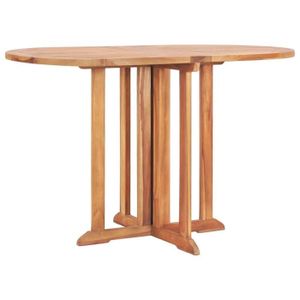 TABLE DE JARDIN  Table pliable de jardin papillon 120x70x75 cm Bois