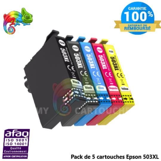 Epson 603XL Pack cartouches d'encre compatibles - Marque UPrint - k2print