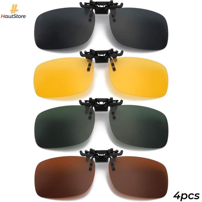 JAUNE - Support de lunettes de soleil pour voiture, clip de suspension,  monture de lunettes, pare soleil, car - Cdiscount Auto