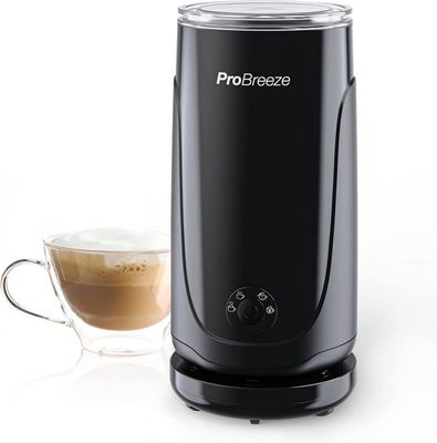 Bogseth Mousseur à Lait électrique 4 en 1 Pour Froid et Chaud, Chaud Froid Revêtement Anti-adhésif pour Café ,Cappuccino,Latte,Macchiato Chocolat ,500W, 240ML., N8-C