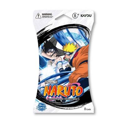 Booster Naruto Earth Scroll Kayou – 8 Cartes Par Paquet, 131 Cartes à Collectionner – SP Vitraux 3D