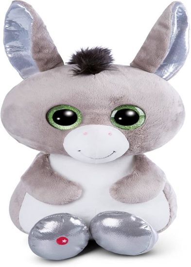 Peluche âne Respirant – 30 Berceuses, Lumière Douce – Veilleuse Sensorielle Pour Bébé – Cadeau Naissance