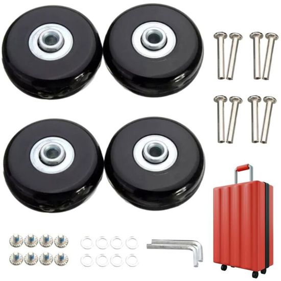 Sourcing Map Lot De 4 Roues En Mousse Pour Avion RC – 2,5 Cm & 3,3 Cm – Caoutchouc Léger Pour Modèles Réduits D'avions Et Hélicoptères