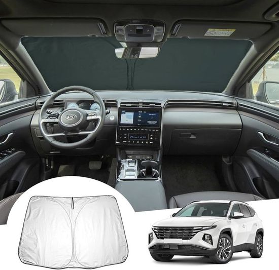 Pare-soleil Pour Hyundai Tucson 2015-2023 – Store Thermique Pare-brise – Rotation 360° – Protection Solaire - 11