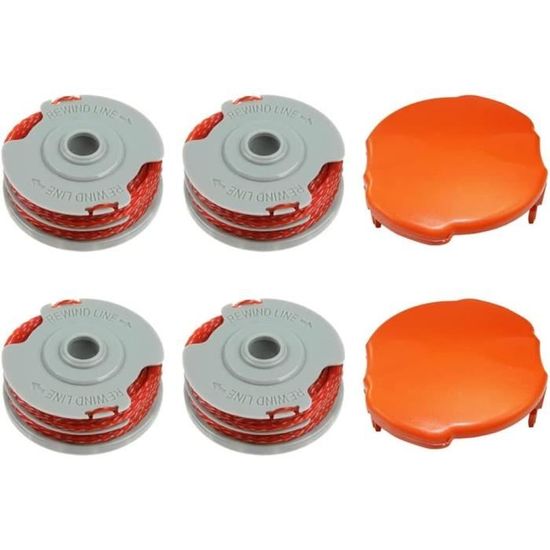 Bobina Decespugliatore Per Flymo Contour 500 Power Plus E 500XT - 2 Pezzi Con Copertura - Ricambio Testina Taglio - Foto 9