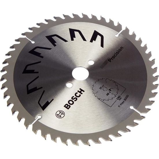 Lame De Scie Circulaire Carbure 190mm - 56 Dents ATB - Alésage 30mm - Hardwin - Pour Bois, Contreplaqué, OSB