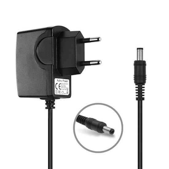 Chargeur Adaptateur Secteur 9V Pour Consoles Vtech - InnoTab, MobiGo, Storio, V.Smile, Etc. (câble 120cm)