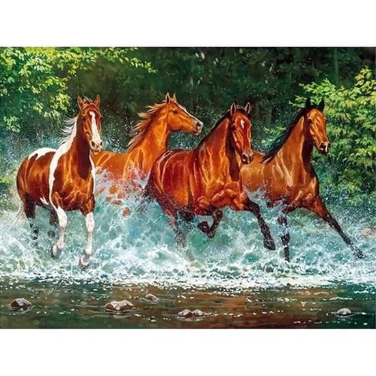 Kit De Peinture Diamant 5D Forêt Rose - 30x40 Cm - Loisir Créatif Pour Adultes Et Débutants, Idéal Pour Déco Maison