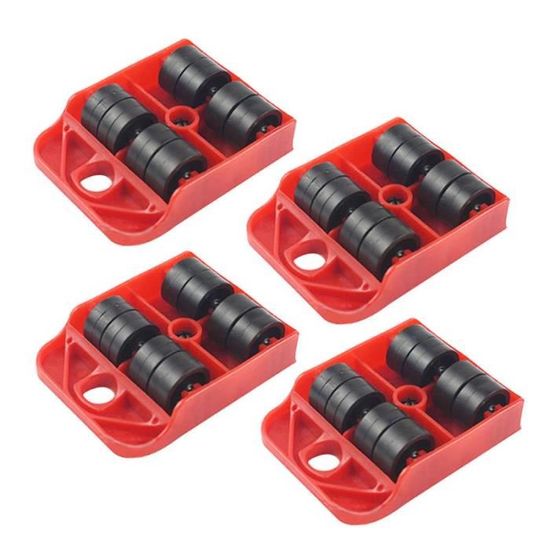 Lot De 4 Rouleaux De Coussin En Mousse Pour Banc De Musculation - Remplacement - Noir