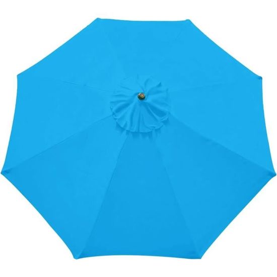 Housse De Rechange Parapluie Jardin 3.50m 8 Baleines - Tissu Polyester Résistant, Ventilé, Lavable - Pour Parasol Extérieur