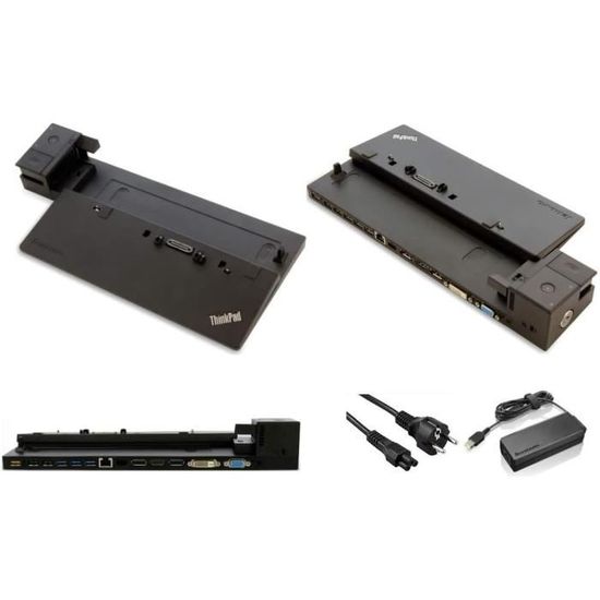 Station D'accueil Lenovo ThinkPad T430/T430S Avec Alimentateur - DOC3+ Neuve